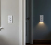 Outlet Cover with Integrated LED Night GuideLight