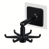 360 Rotating Adhesive Utensil Holder Hooks