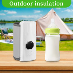Portable Bottle Warmer USB Rechargeable for Travel and Baby Feeding