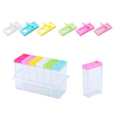 Colorful Ceramic Spice Jar Condiment Pot Set