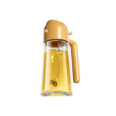 Dual-Use Oil Sprayer Pourer Bottle 400Ml