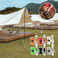 Tragbares, verstellbares Camping-Seilfixiergerät