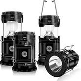 Zusammenklappbare LED-Campinglaternen Leicht Wasserdicht Solarbetrieben