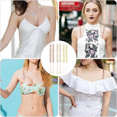 Bretelles de soutien-gorge florales