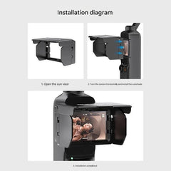 Faltbarer Sonnenschutz für DJI Osmo Pocket 4/3 Pocket Kamera