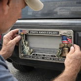 Cadre de plaque d'immatriculation commémorative du 250e anniversaire