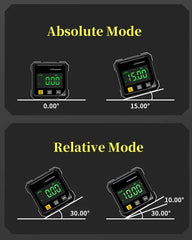 4-Side Magnetic Digital Angle Gauge with Laser New HomeGoods