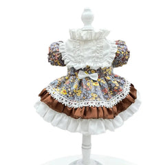 Cat and dog clothes lolita floral dress New Home Goods