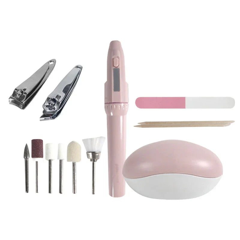 12Pcs Manicure Pedicure Grooming Kit Set