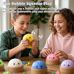 Jouet anti-stress boulettes moelleuses avec bulle sensorielle