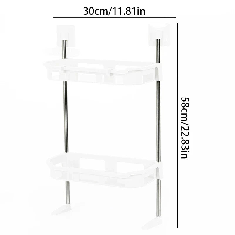 2-Tier Storage Shelf Organizer Rack
