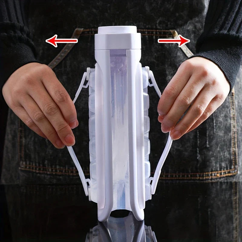 2-in-1 Ice Ball Maker Kettle Bottle Tray