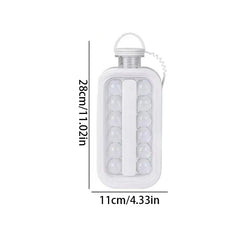 2-In-1 Sphere Ice Mold & Portable Bottle Jug