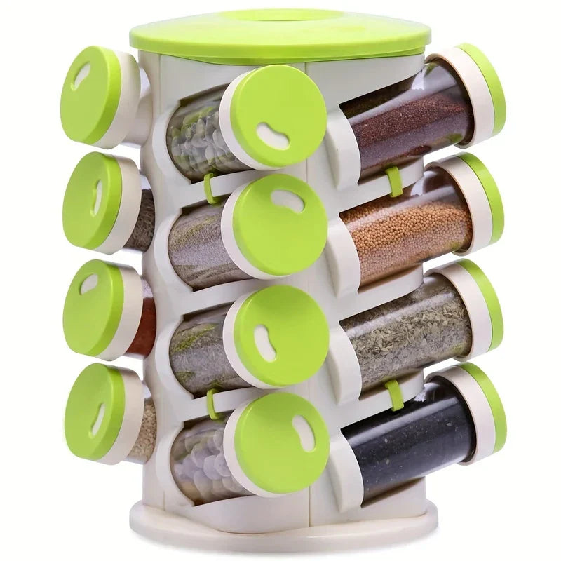 3-Section Rotating Spice Container Shaker