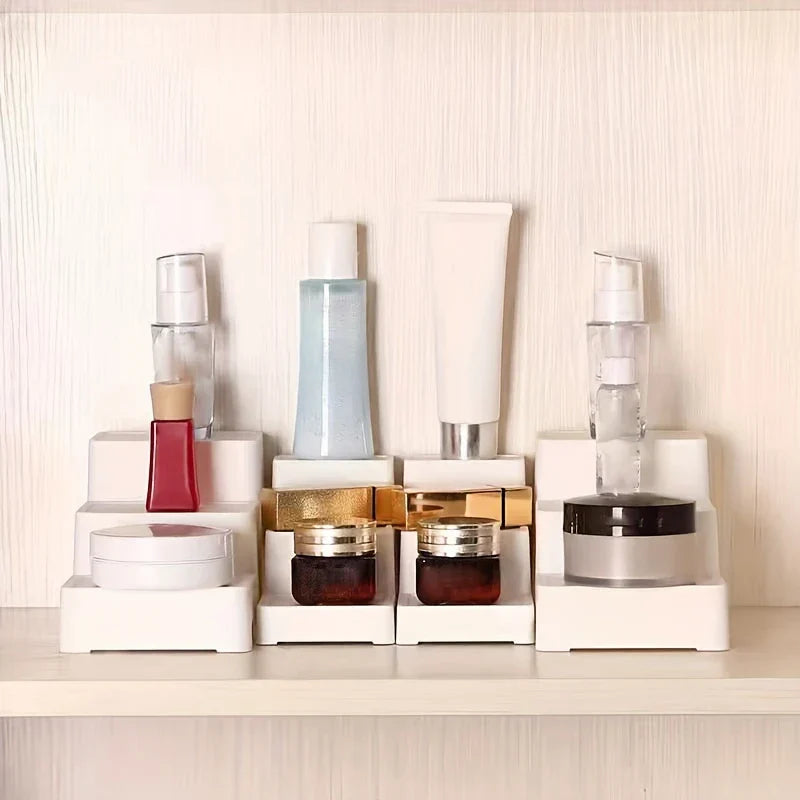 3-Tier Expandable Spice Rack Step Shelf Organizer