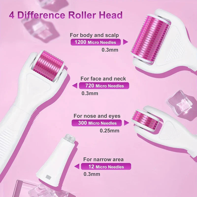 3-in-1 Derma Roller Microneedling Kit
