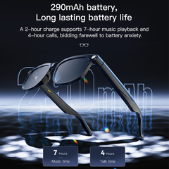 Lunettes caméra intelligentes AI 8MP