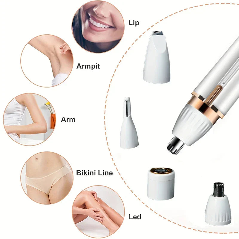 4-in-1 Electric Shaver Grooming Kit Rechargeable