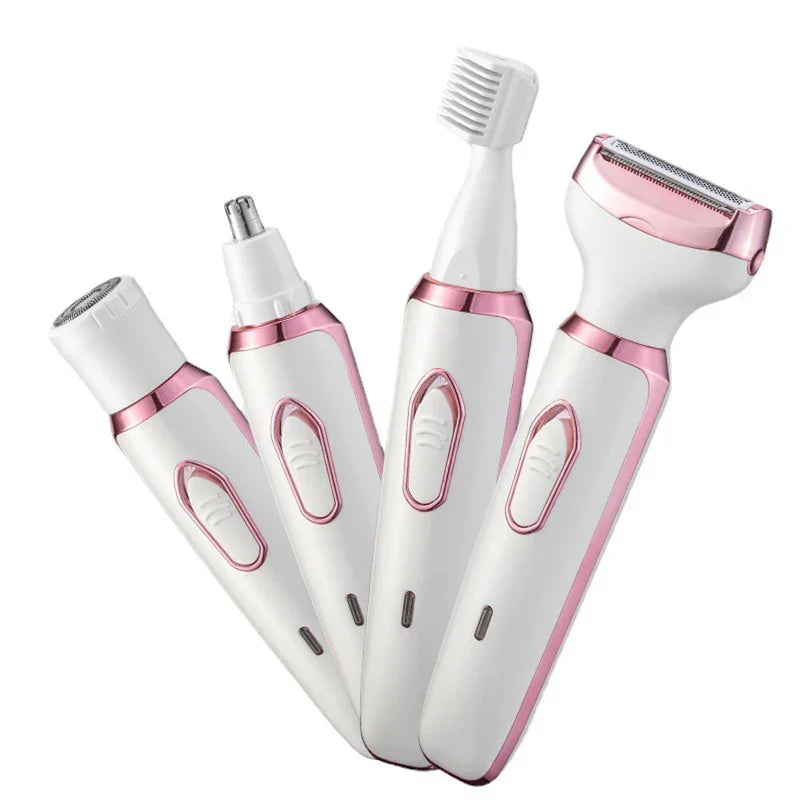 4-in-1 Electric Shaver Hair Remover Grooming Kit