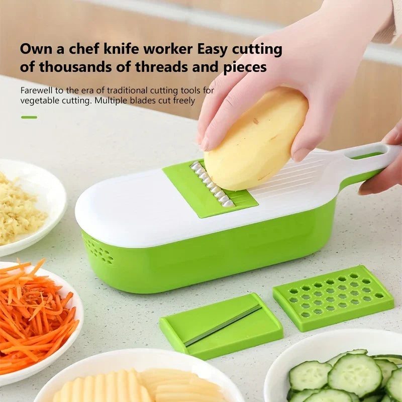 4-in-1 Mandoline Slicer Grater Vegetable Cutter