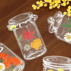 Transparent Dried Flower Bookmarks-DIY Gifts Bookmarks [1 Pack (20 PCS)] New HomeGoods