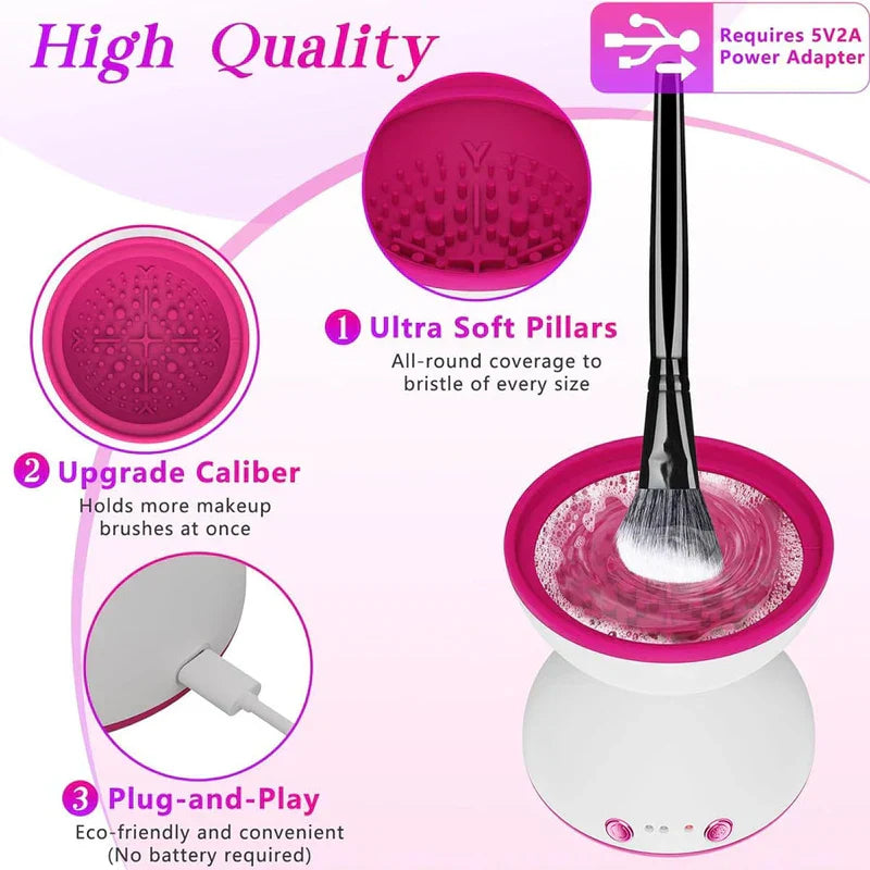 4Th Gen Electric Makeup Brush Cleaner Spinner