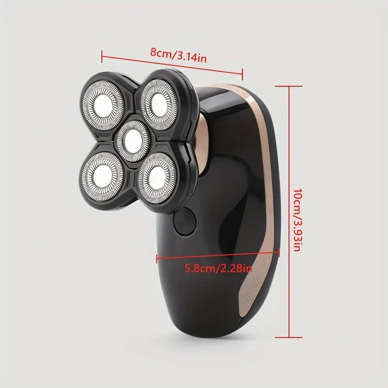 5-In-1 Electric Head Shaver Bald Grooming Kit