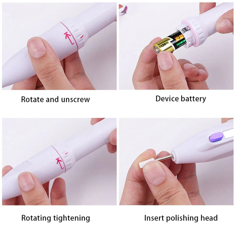 5-In-1 Electric Nail File Manicure Kit Set