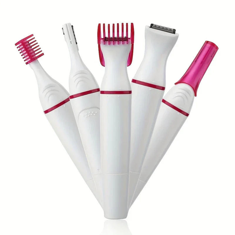 5-in-1 Grooming Kit Shaver Trimmer Battery Operated