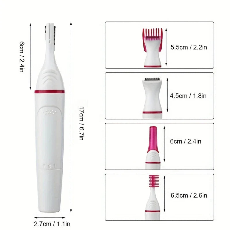 5-in-1 Grooming Kit Shaver Trimmer Battery Operated