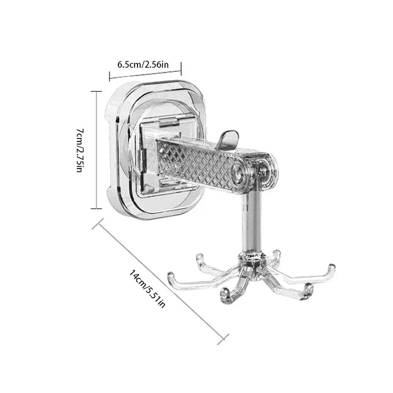 6-Claw Rotating Utility Hook Hanger