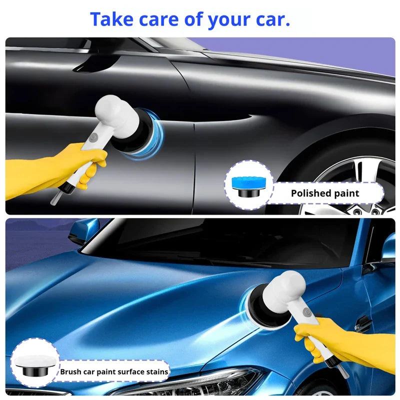 6-In-1 Electric Spin Scrubber Cleaning Brush Set