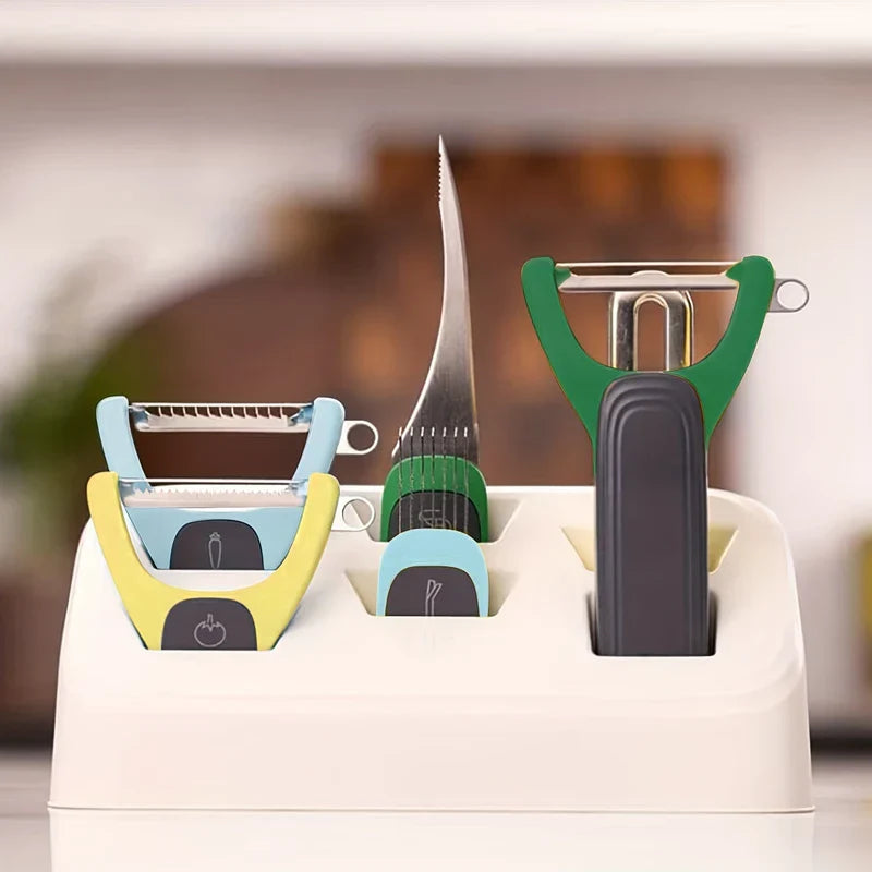6-In-1 Kitchen Box Grater Slicer Shredder Zester