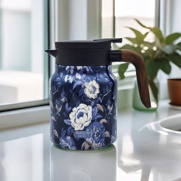 Vintage Floral Pattern Tea Thermos ï¿?Built-In Infuser New HomeGoods