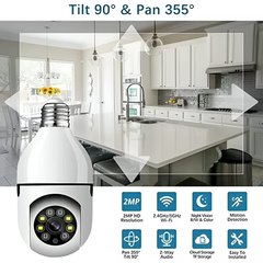 Light Bulb Security Camera 2 Pack