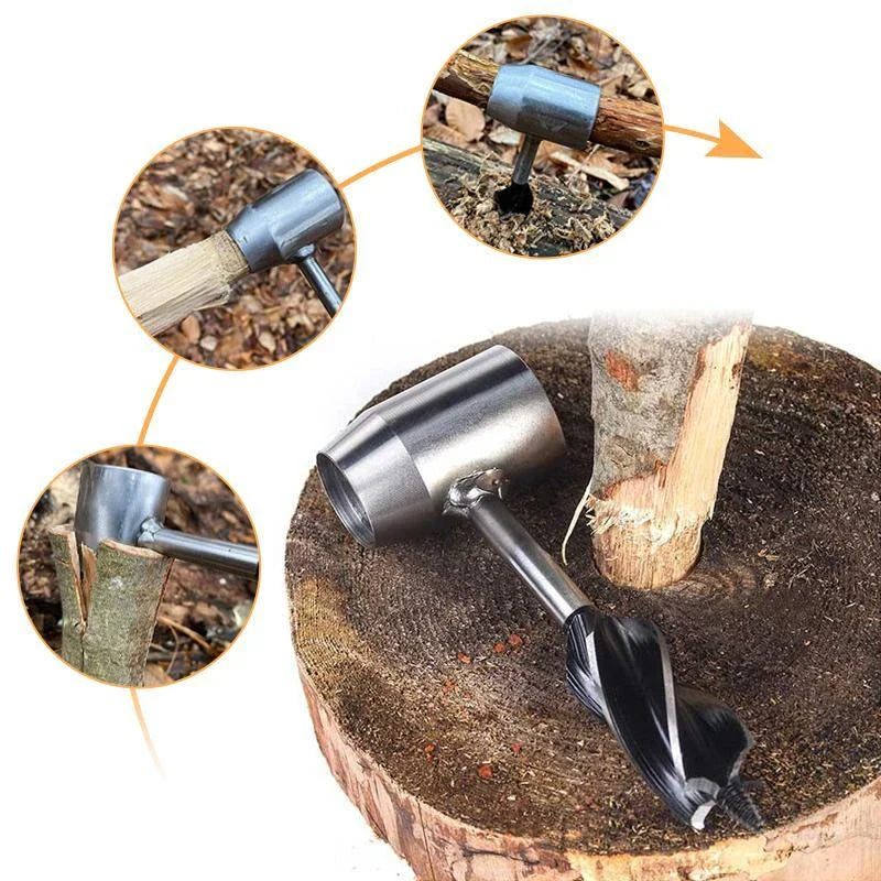 Bushcraft Settlers Tool Survival Hand Auger Wrench New HomeGoods