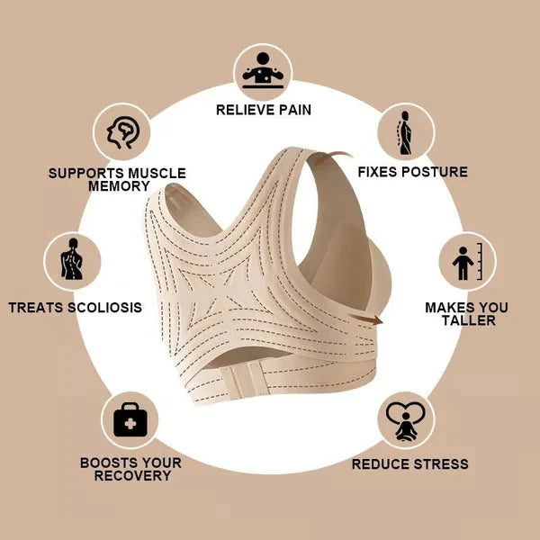 Posture Corrector Bra 👗 2-in-1 Shapewear | Seamless Adjustable Support for Back & Shoulders New HomeGoods