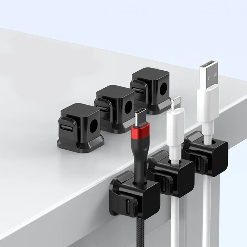 Adhesive Cable Organizer Clips (6 Pack)