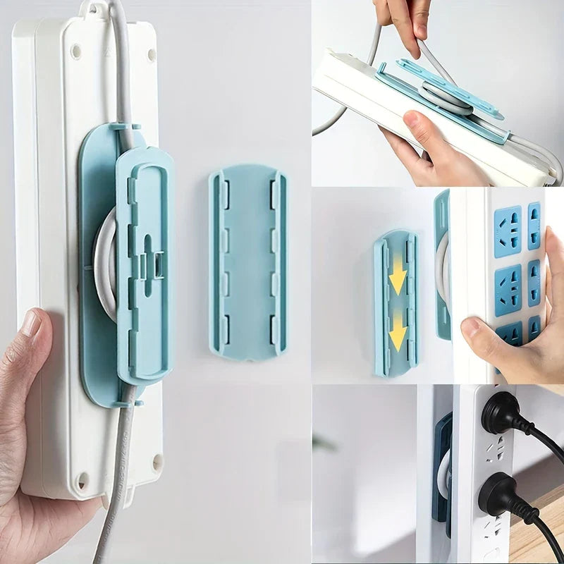 Adhesive Power Strip Holder Fixator