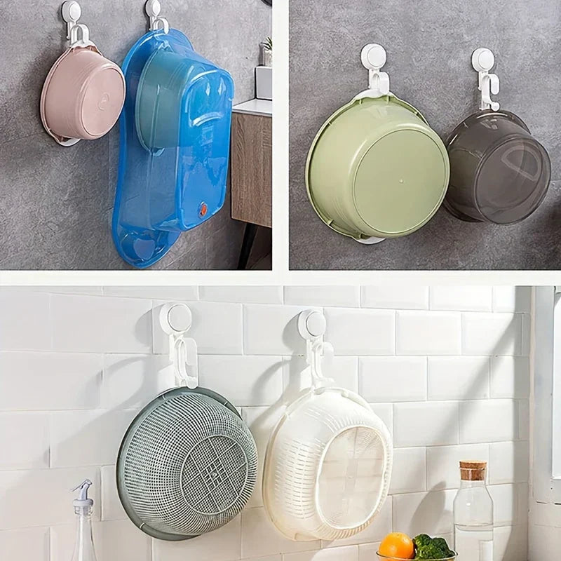 Adhesive Wall Hook for Washbasin Bucket