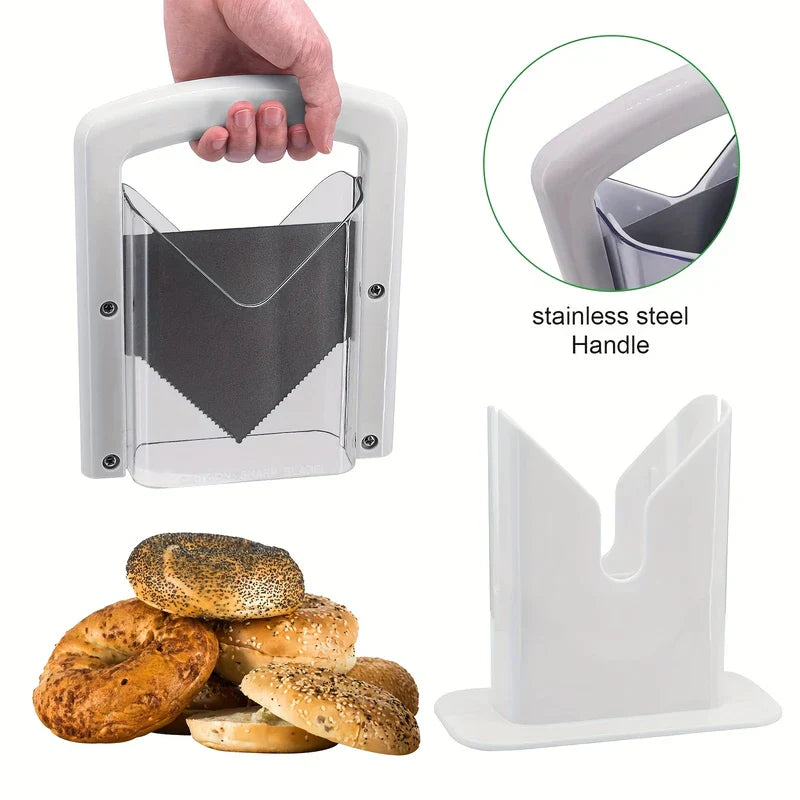 Adjustable Bread Loaf Bagel Slicer Guide
