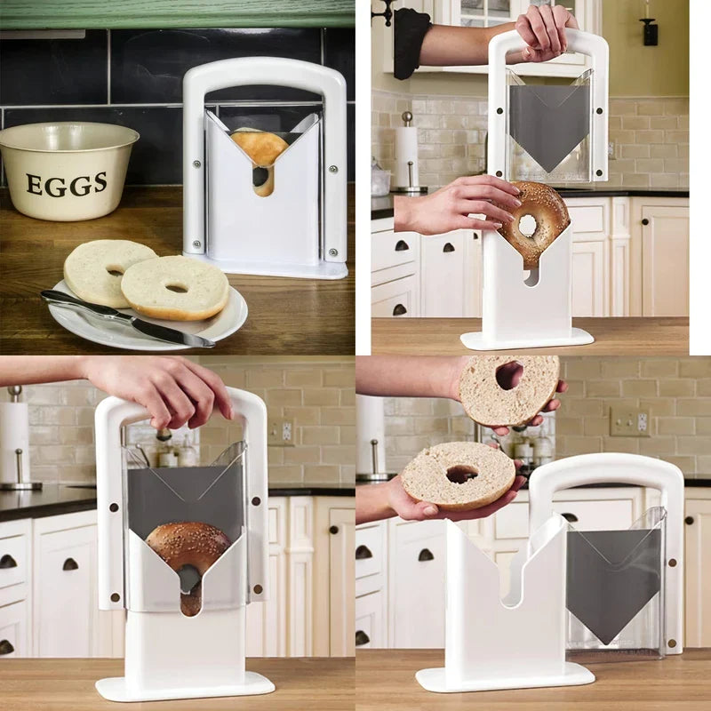 Adjustable Bread Loaf Bagel Slicer Guide