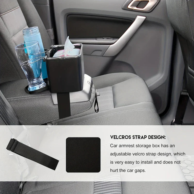 Adjustable Car Cup Holder Tray Table