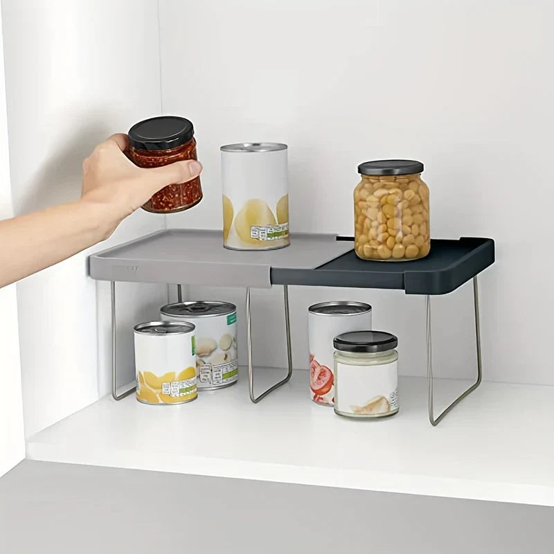 Adjustable Extendable Shelf Organizer Tension Rod