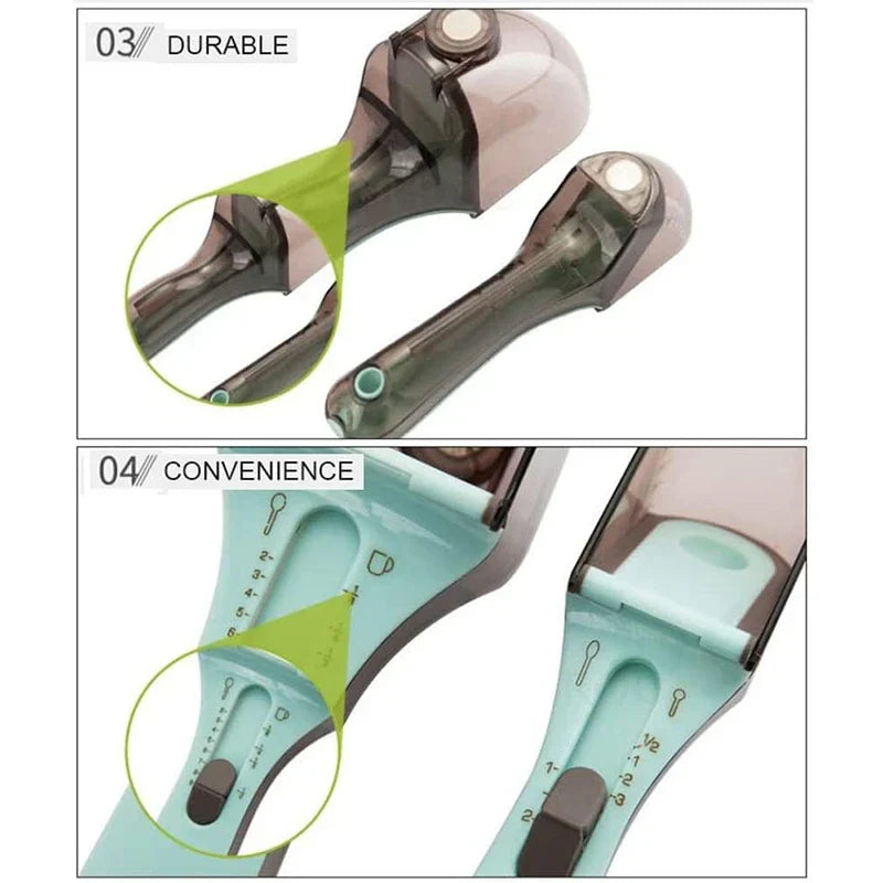 Adjustable Measuring Spoon Teaspoon Tablespoon Tool