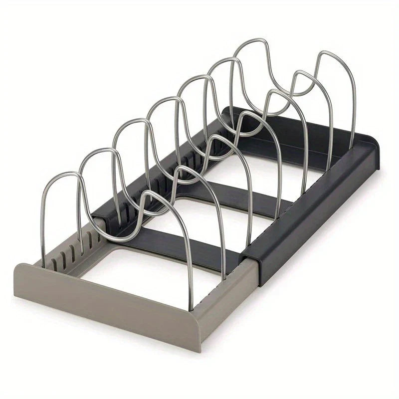 Adjustable Pot Pan Organizer Rack Holder