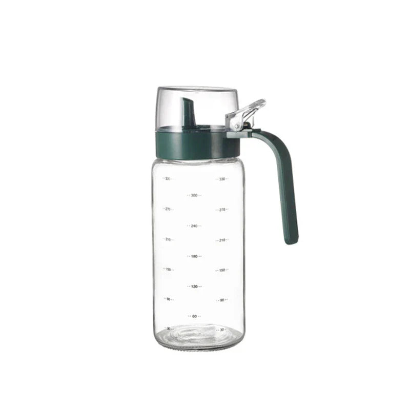 Automatic Flip Top Glass Oil Dispenser