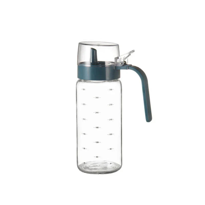 Automatic Flip Top Glass Oil Dispenser