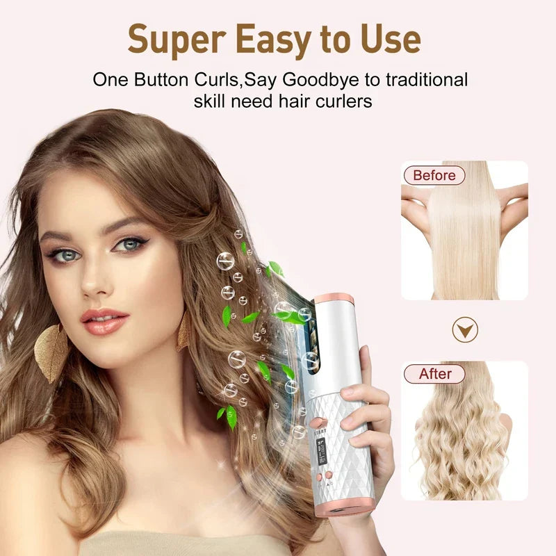 Automatic Hair Curler Curling Iron Wand