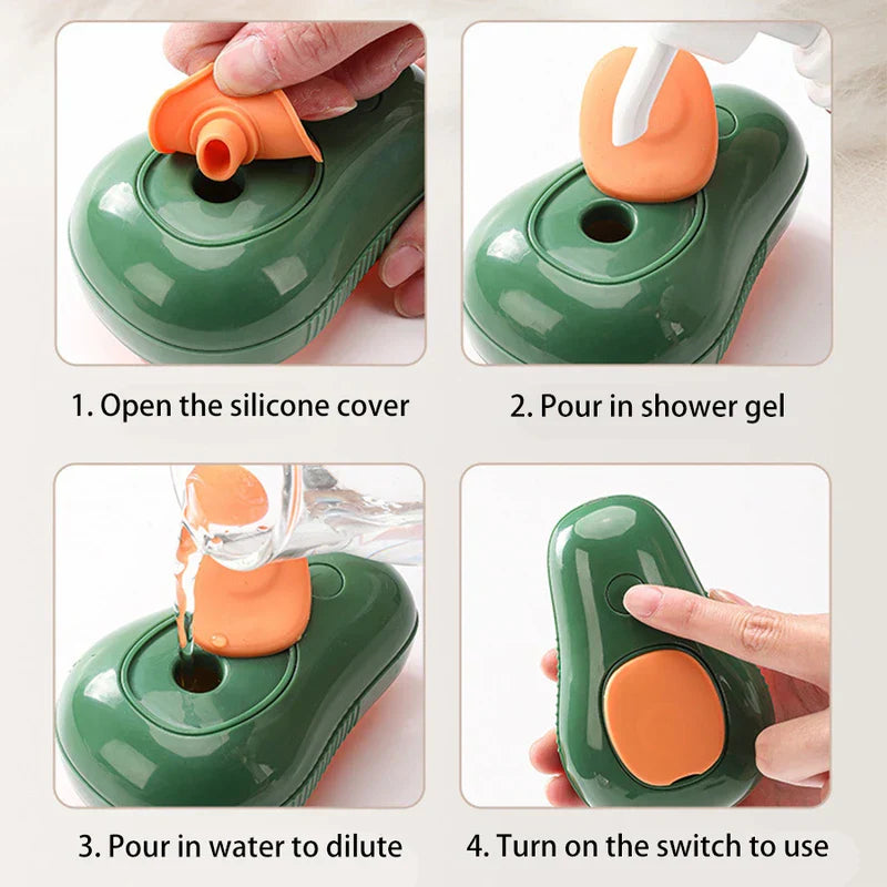 Avocado Design Pet Grooming Brush